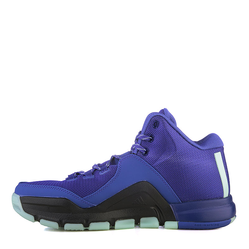 мужские фиолетовые баскетбольные кроссовки  adidas J Wall 2 S85574 - цена, описание, фото 3